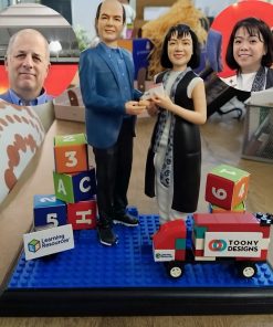 tượng in 3D thầy cô giáo nước ngoài